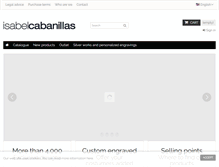Tablet Screenshot of isabel-cabanillas.com